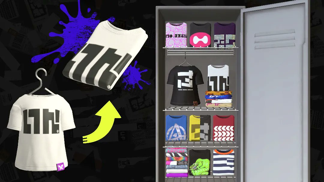 nintubers's tweet photo. Con la stagione fredda di #Splatoon3 sono arrivate nuove decorazioni e anche diversi adesivi per il vostro #armadietto, ma non solo: potrete anche piegare e impilare più velocemente i vostri abiti!
Avete il gioco? Come avete personalizzato il vostro #armadietto? https://t.co/cqhLAbUVfn