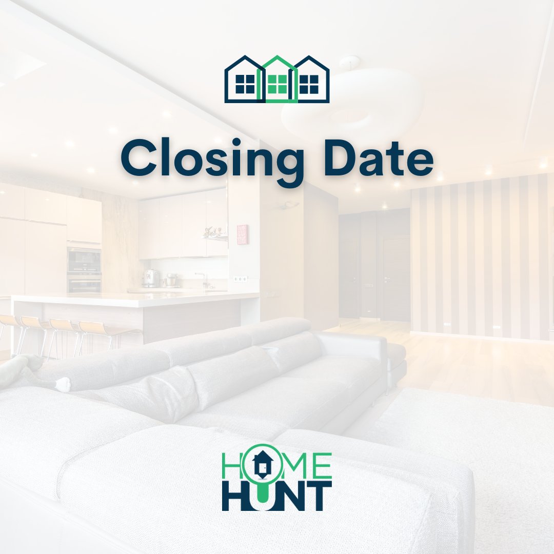 beahomehunter's tweet image. The #closingdate is the day buyers will sign their new #loan documents and when ownership of the property is officially transferred from the #seller to the #buyer. 

#homehunt #beahomehunter #homebuying #homebuyers #homeselling #homesellers  #newhome #realestateterms #termtuesday