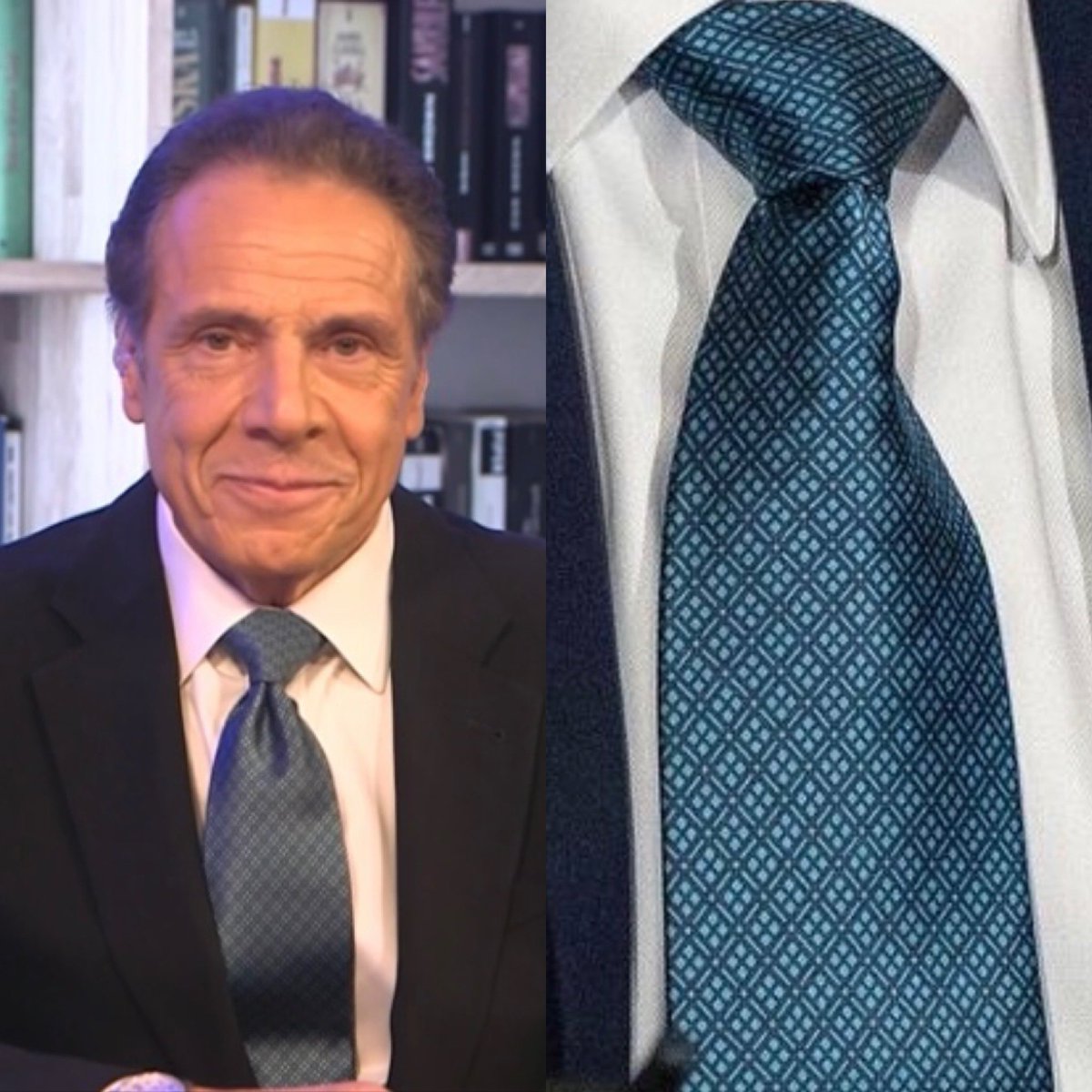 CuomosTie's tweet photo. Happy birthday, @andrewcuomo! 

A little late, but here’s a close-up of last week’s tie. https://t.co/MFZT7OqlGm