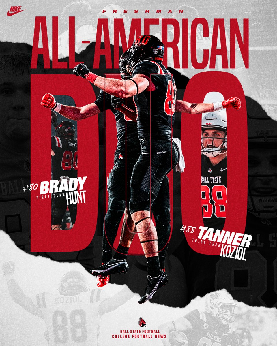 𝘼𝙇𝙇-𝘼𝙈𝙀𝙍𝙄𝘾𝘼𝙉𝙎 Shoutout to our TE duo Brady and Tanner for earning this well-deserved honor 💯 #1AAT x #WeFly