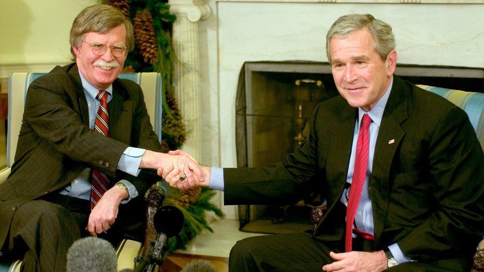 gregkellyusa's tweet image. So JOHN BOLTON wants to run for PRESIDENT? Well, I want JOHN BOLTON arrested for helping to start the STUPID IRAQ WAR. Remember when we Invaded THE WRONG COUNTRY to get the "wmd's"?  That was JOHN's idea!