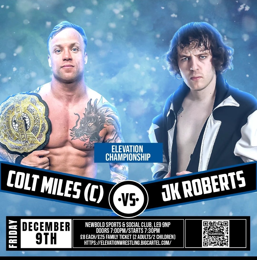 ElevationWrest's tweet photo. THIS FRIDAY!
Newbold Verdon Sports &amp; Social Club

🚪 7pm
🔔 7.30pm

🎟 
https://t.co/Yd88vC4Pgo

All Championships On The Line!

🌟 Set To Appear
Millie McKenzie, Colt Miles, JK Roberts, Bad Intentions, Zizi, Big Man Inc, Grazza Gates &amp; More https://t.co/GjuibsTNwn