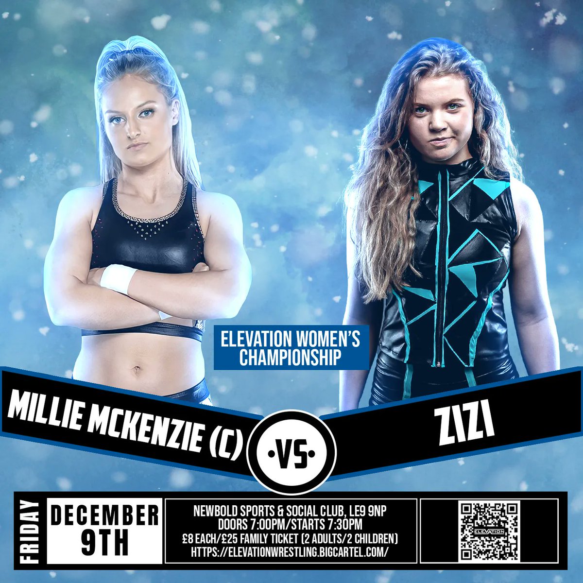 ElevationWrest's tweet photo. THIS FRIDAY!
Newbold Verdon Sports &amp; Social Club

🚪 7pm
🔔 7.30pm

🎟 
https://t.co/Yd88vC4Pgo

All Championships On The Line!

🌟 Set To Appear
Millie McKenzie, Colt Miles, JK Roberts, Bad Intentions, Zizi, Big Man Inc, Grazza Gates &amp; More https://t.co/GjuibsTNwn