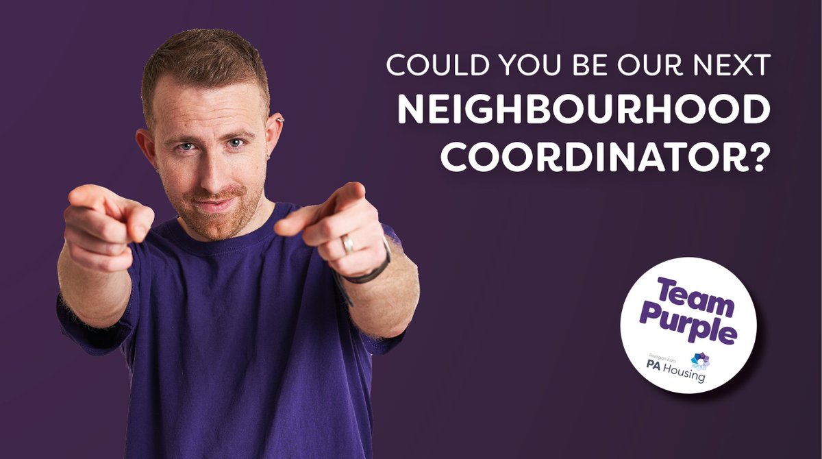 We're #hiring a Neighbourhood Coordinator in London @pa_housing to join #TeamPurple until 31/03/2023 as an ambassador for our services, #communicating with residents.
#UKHousing #hybridwork
£32,987 PA pro-rata + £1,875 car use allowance
Apply by 11/12/2022
jobs.pahousing.co.uk/displayjob.asp…
