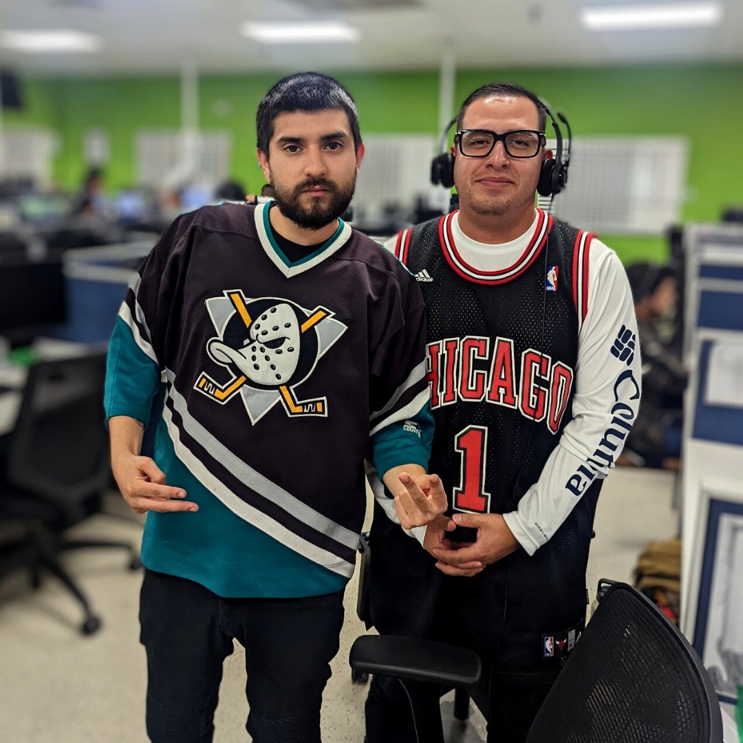 we_are_TLC's tweet photo. Our employees showed up in force to represent their favorite teams on Jersey Day. 

#LifeatTLC #ContactCenterLife #CallCenter #Careers #FunAtWork https://t.co/pDCFoPL1YO