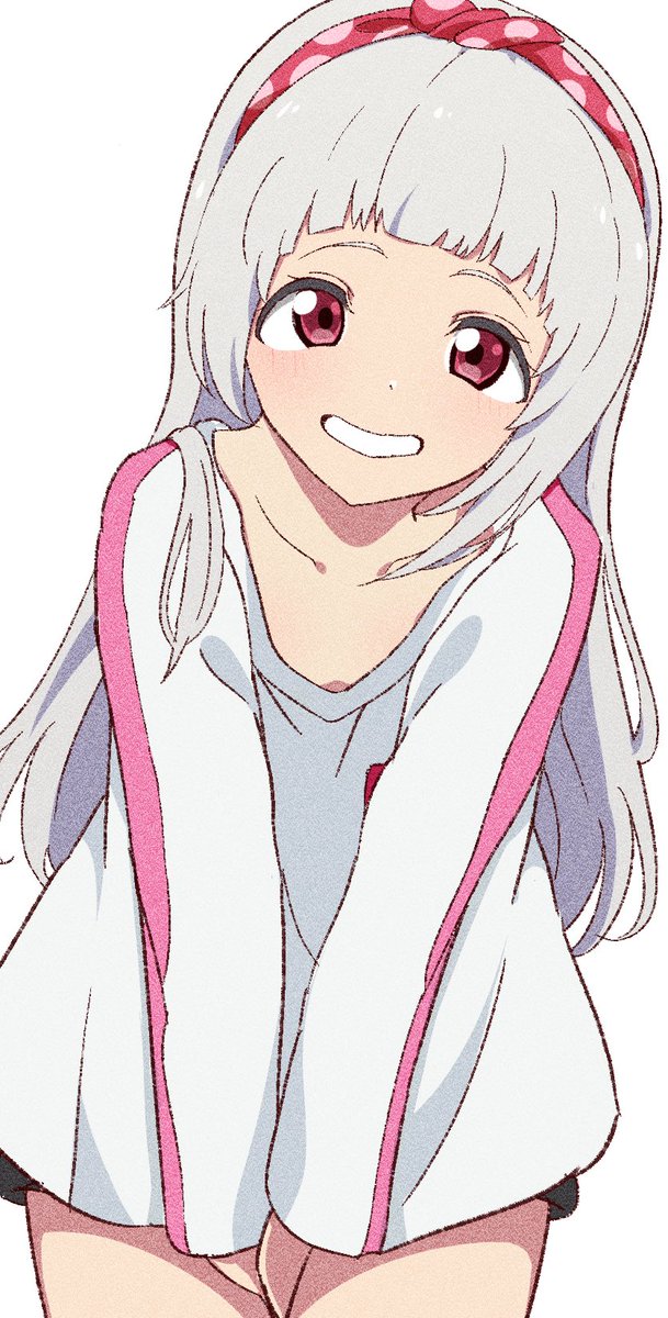 「髪下ろし寝巻き嵐千砂都楽描き#Liella#lovelive#嵐千砂都 」|ｼｦのイラスト