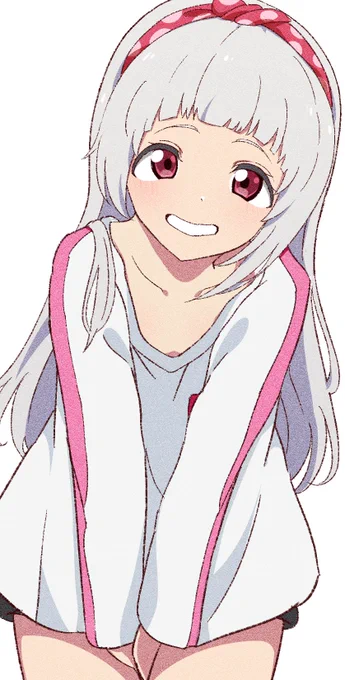 髪下ろし寝巻き嵐千砂都楽描き#Liella#lovelive#嵐千砂都 