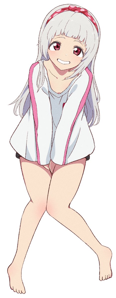 「髪下ろし寝巻き嵐千砂都楽描き#Liella#lovelive#嵐千砂都 」|ｼｦのイラスト