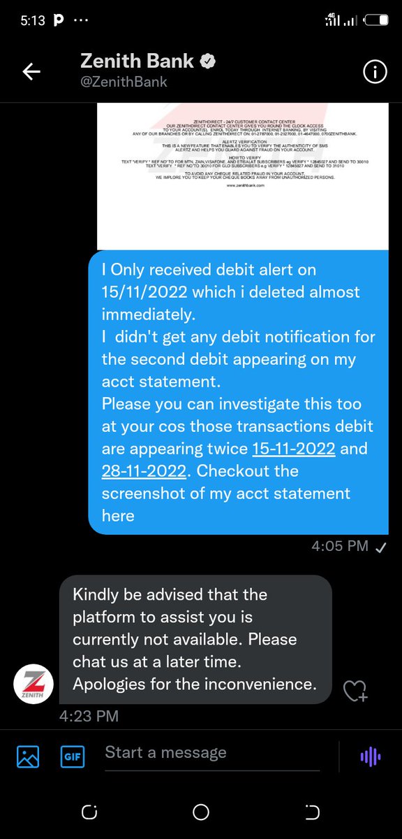 af_junaid's tweet photo. @ZenithBank you people keep giving this feedback since lastweek. U people wantu cart away with my money. I will take this matter to the level. Return my money https://t.co/glXJdsO46q