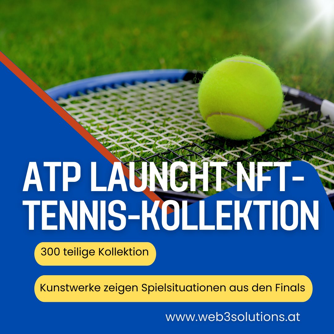 Web3solutionsAT's tweet image. Seit heute können Tennis-Fans NFTs von den diesjährigen ATP-Turnieren in Turin erwerben. Die 300 Kunstwerke wurden vom kalifornischen Künstler @martingrasser designed. NFTs im Sport sind längst angekommen. @opensea 

#tennis #atp #sport #nft #blockchain #web3community #kunst #art