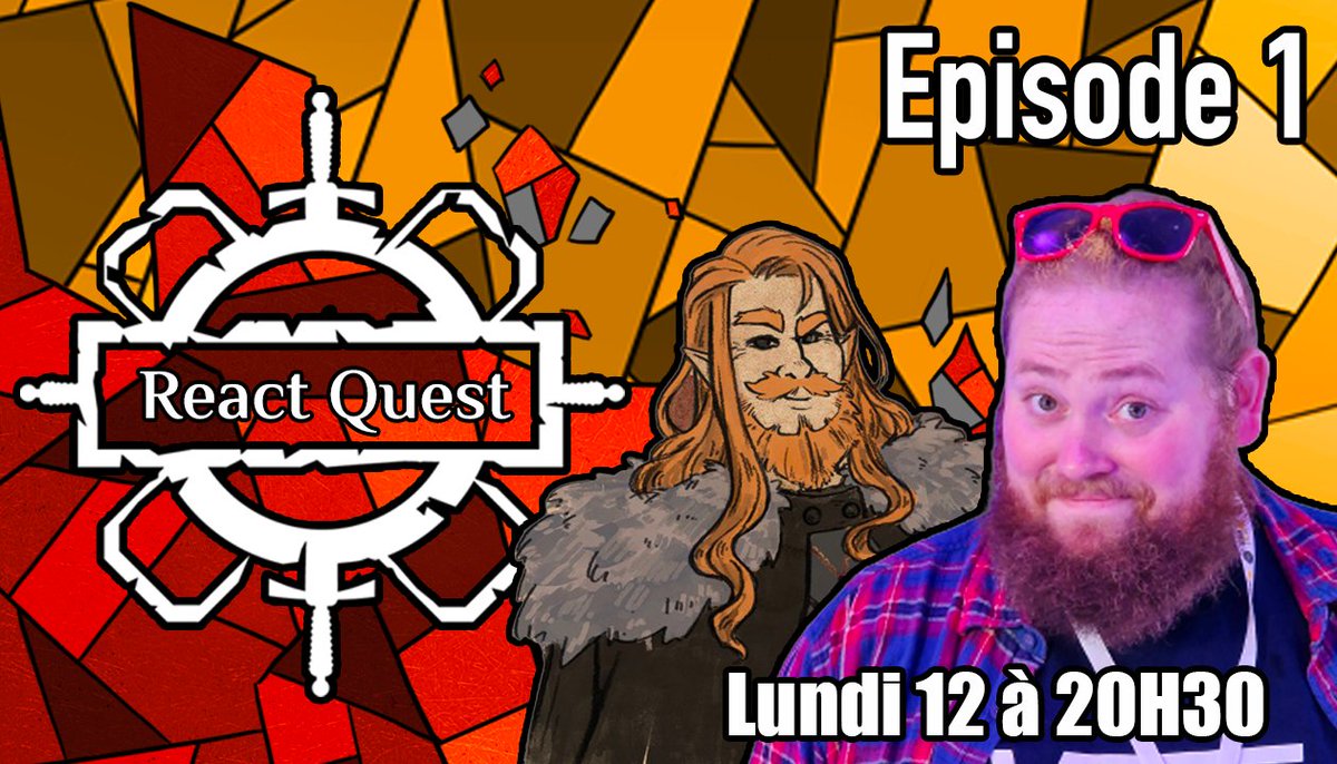 Lynkus_'s tweet photo. 🍻ANNONCE🍻

Lundi 12 décembre à 20H30 c'est la première de #ReactQuest avec le copain @TedEtienne_ ! 

On va react le 1er épisode de #TableQuest en live sur ma chaine twitch en mangeant et buvant à la 
@plume_phenix en toute pépouzitude 😉

[🟣Twitch] https://t.co/UET8IUUkPJ https://t.co/PJpNivmVe0