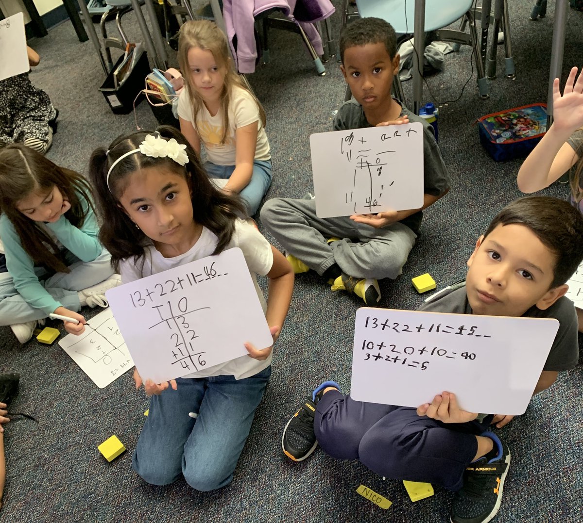 So many ways to solve just one problem! We all think differently, we are all unique! #youbelonginmisd #walelm #mymisd