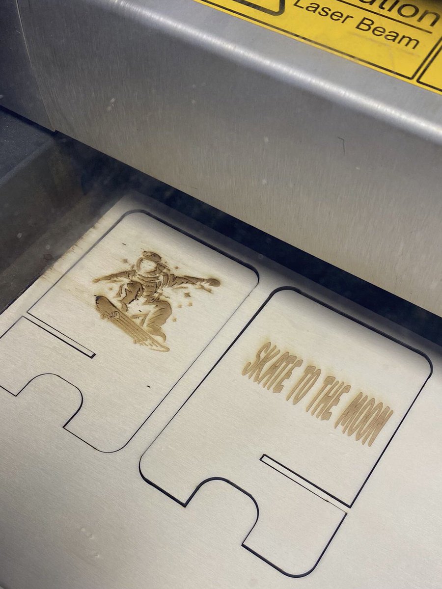 StJosephsDT's tweet photo. The first of our year 8s are learning how to use the laser cutter today. https://t.co/16OYoKZzZG