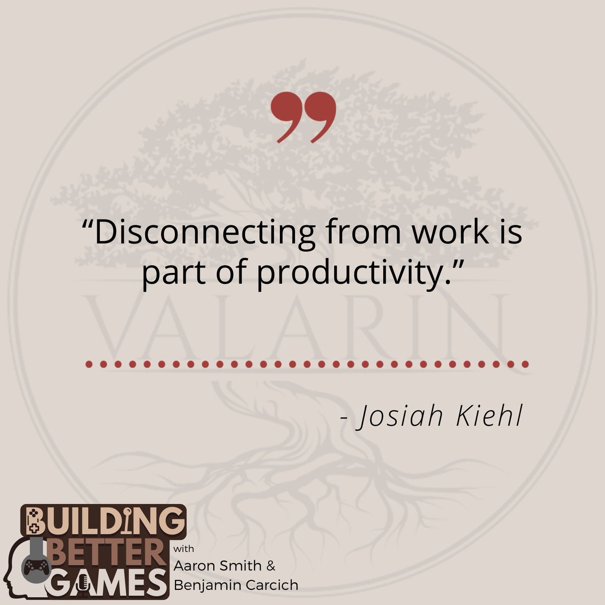 “I believe that we will make better games by treating game developers better. Game development should be a dream job, but it's not.” - Josiah Kiehl (<a href="/CapoFerro/">Josiah Kiehl</a>). Culture and technology are the foundations of a game company. Are you focusing there?
pod.link/1559448378