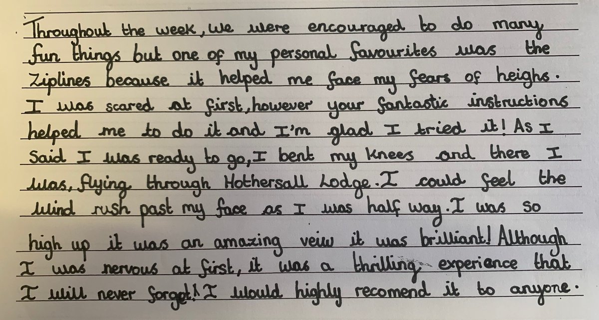 LancsOutdoorEd's tweet photo. We love hearing feedback about our work, especially directly from the young people we work with. We read all the letters we are sent and appreciate every one.
#HothersallLodge
#BorwickHall
#TowerWood
#LearnOutsideExplore https://t.co/0lpBDRIzGk