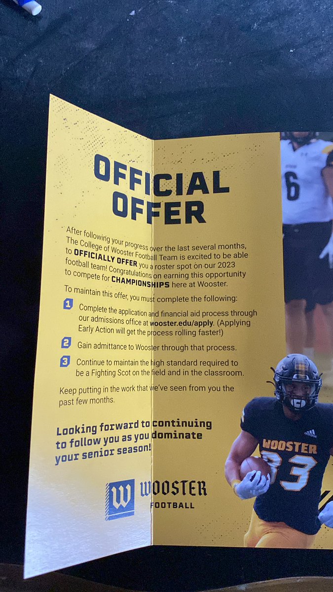 b_meggitt52's tweet image. blessed to receive an offer to further my academic and athletic career @WoosterSports!🙌🏼 @CoachCook73 @CoachZachDennis @Coach_GroveZ @Coach_Santoro