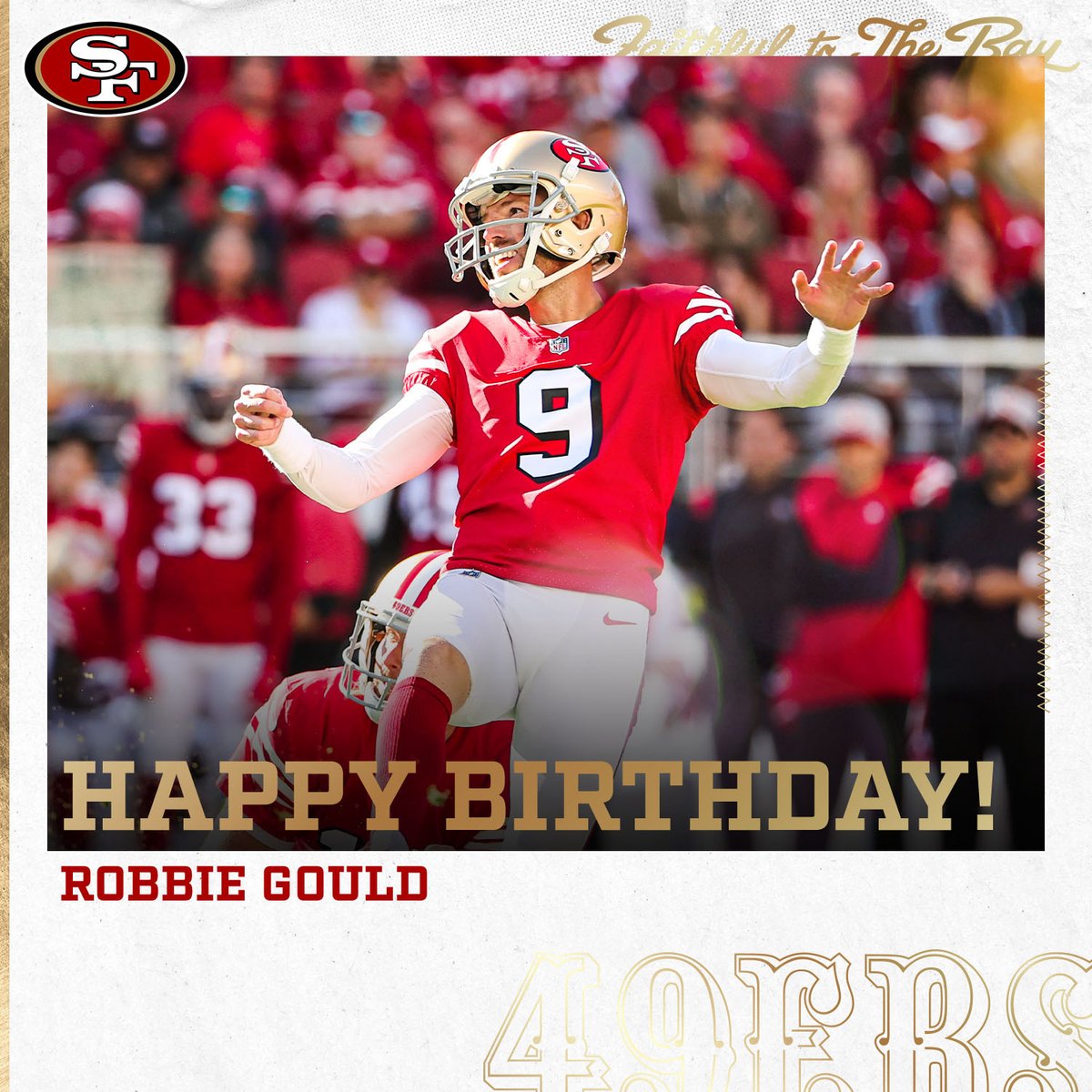 Happy birthday <a href="/RobbieGould09/">Robbie Gould</a>! 🎉 #ProBowlVote