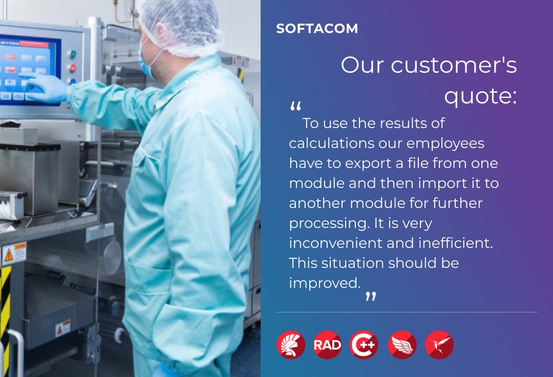 Softacom's tweet photo. In this project we helped our client to integrate ERP system modules and build CRM software using Delphi.
https://t.co/zntJJlARSB
#Delphi #Embarcadero #SystemIntegration #ERPsystem #CRMsoftware #UImodernization #UXmodernization #Solution https://t.co/9Gdrt2Z0c2
