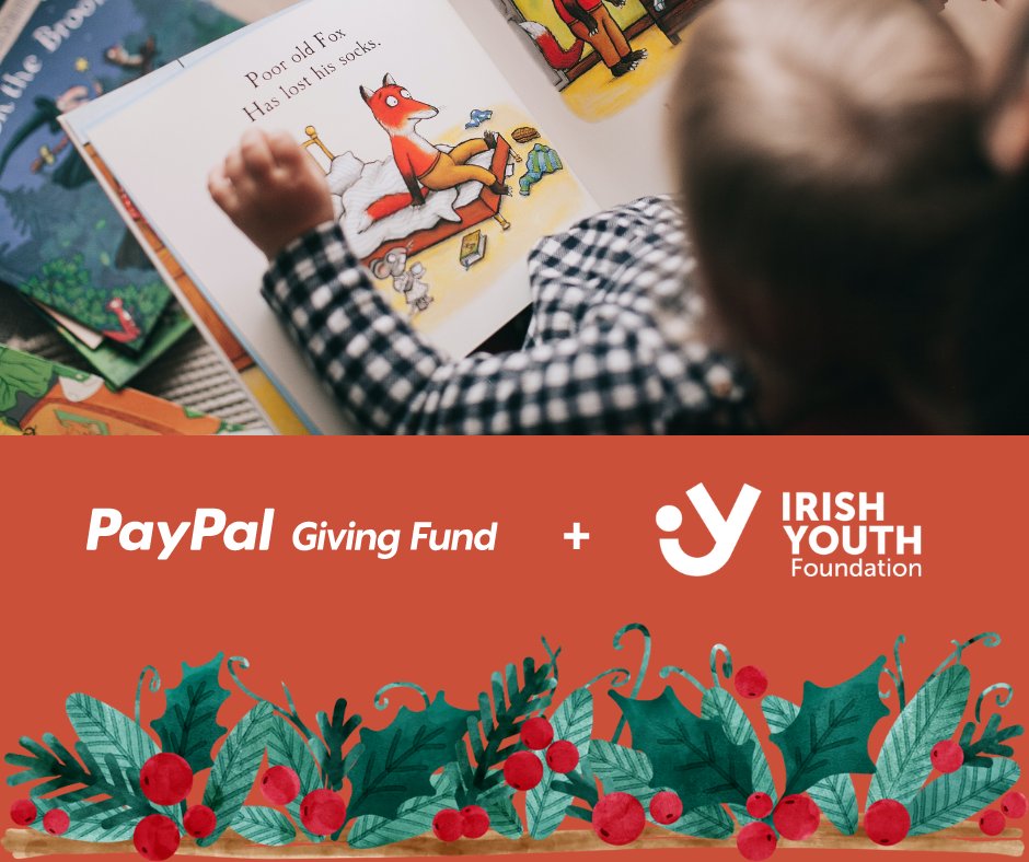 Use PayPal for your purchases this Festive Season and support the Irish Youth Foundation! Simply click on the donate 1 Euro button at the checkout and link to our Fundraiser page. Promotion ends on the 4th Jan 2023.
