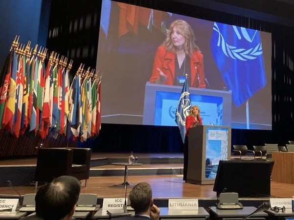 I am honored and privileged to address #ASP21 parties as the 6th U.S. Ambassador-at-Large for War Crimes Issues. The <a href="/IntlCrimCourt/">Int'l Criminal Court</a> is an essential part of the global system of justice and a key pillar of the fight against impunity for the worst crimes. (1/7)