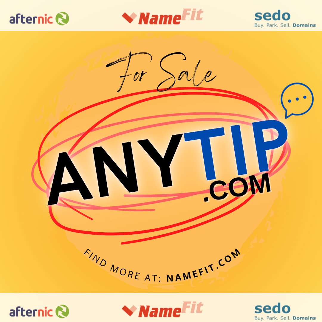 namefit1's tweet photo. #AnyTip the right #domain for Community Organization or an #App
Find more at https://t.co/hglIC6Z1qr ⬅️
We got the BEST #domains from your favourite marketplaces
#TIP #domainsale #domainingindustry #domainname #domainnamesales #web3 #Tech #games #DomainNameForSale #namefit #buy https://t.co/51eeRE382G