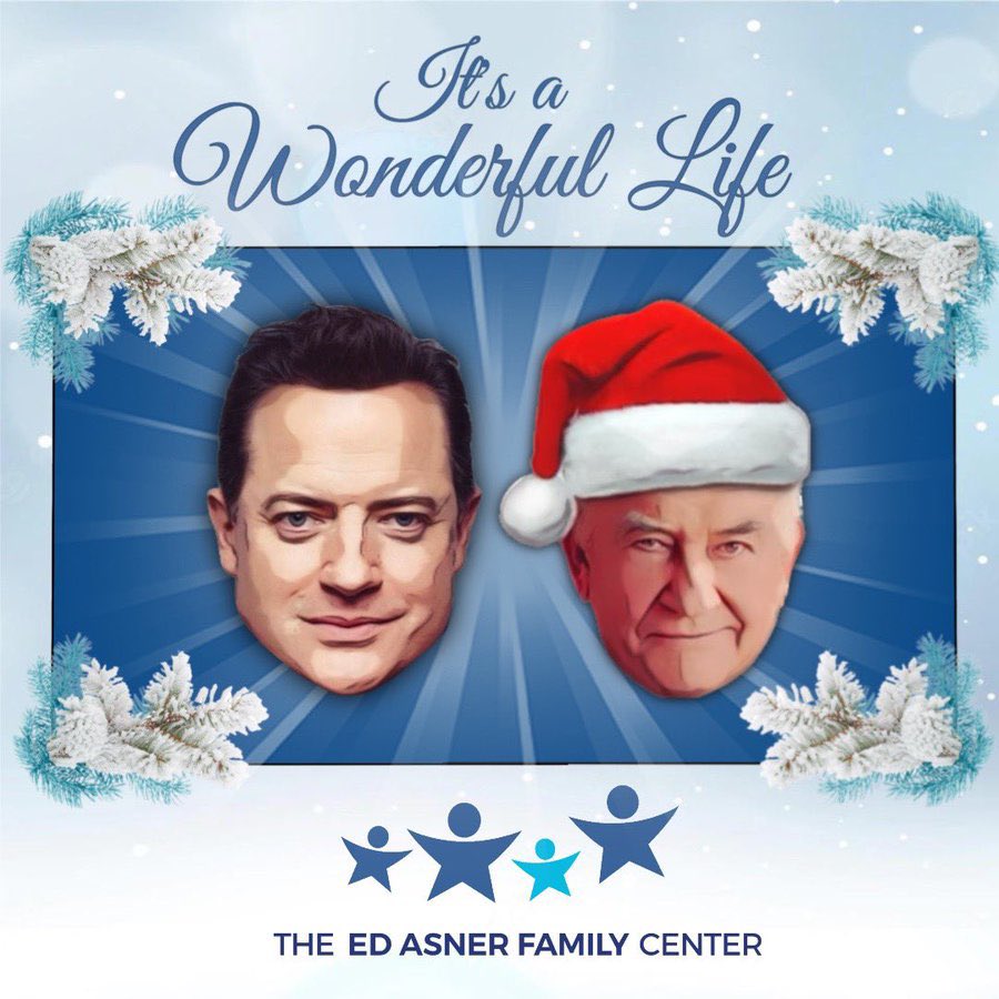 DiscussingFilm's tweet photo. To celebrate the Ed Asner Family Center, we are giving away 3 tickets to their virtual table read of “It’s A Wonderful Life” featuring Brendan Fraser, Christina Applegate, Seth Rogen, J.K. Simmons &amp; Fred Armisen! 
 
RETWEET and FOLLOW for the chance to win a ticket! https://t.co/hD0mg59DqH