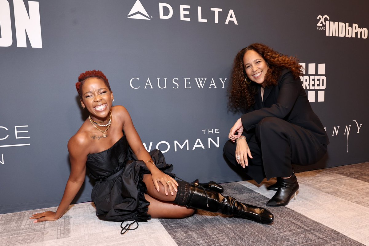 ThusoMbedu's tweet photo. The @CriticsChoice #celebrateBlackcinema awards were so much fun! It was a privilege to present my Director and friend, @GPBmadeit with her award 🥹 https://t.co/uiw7B0IZWJ
