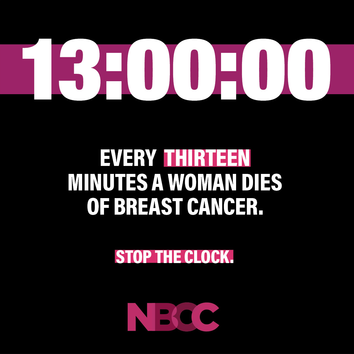 AmerCharities's tweet photo. Every thirteen minutes, a woman dies of breast cancer. Help stop the clock by donating to NBCC via workplace giving. Through action and advocacy, @NBCCStopBC is on a mission to #StopBreastCancer. https://t.co/eoGAMQTrX8 #ImpactAtWork #GiveCFC CFC#12193 https://t.co/4tRWbim5oQ