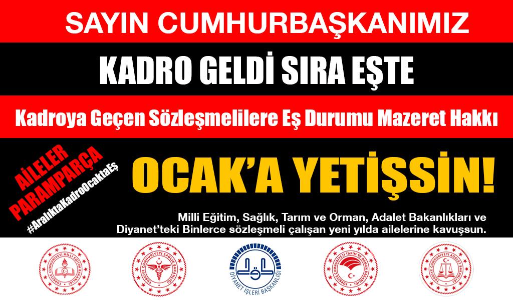 SibelKaradag90's tweet photo. Çocuklarınızı emanet ettiğiniz öğretmenlerin çocukları anne ya da babalarından ayrı büyüyor. Bu artık son bulmalı.
@RTErdogan 
@vedatbilgn 
@tcmeb 
@akbasogluemin 
@_aliyalcin_ 
#AralıktaKadroOcaktaEş https://t.co/1UAlbqB8U0