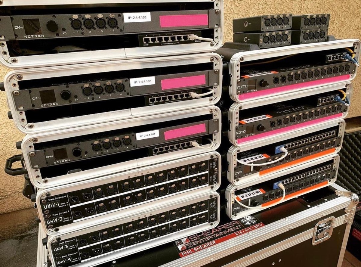 ControlObsidian's tweet image. How many #Netron #EN4 are too many? @phil_shearer has stacks on stacks on stacks! 

#obsidiancontrolsystems #netrontuesdays #repost