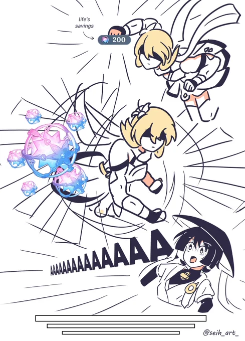 Genshin silly comic timeHope everyone win their 50/50!!#scaramouche #wanderer 