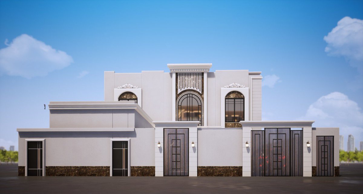RuQAA_1's tweet photo. من اعمالنا المميزة في تصميم الواجهات الخارجية 
نوع الطراز كلاسيك 
#تصميم_واجهات_خارجية https://t.co/IyRue0isP9
