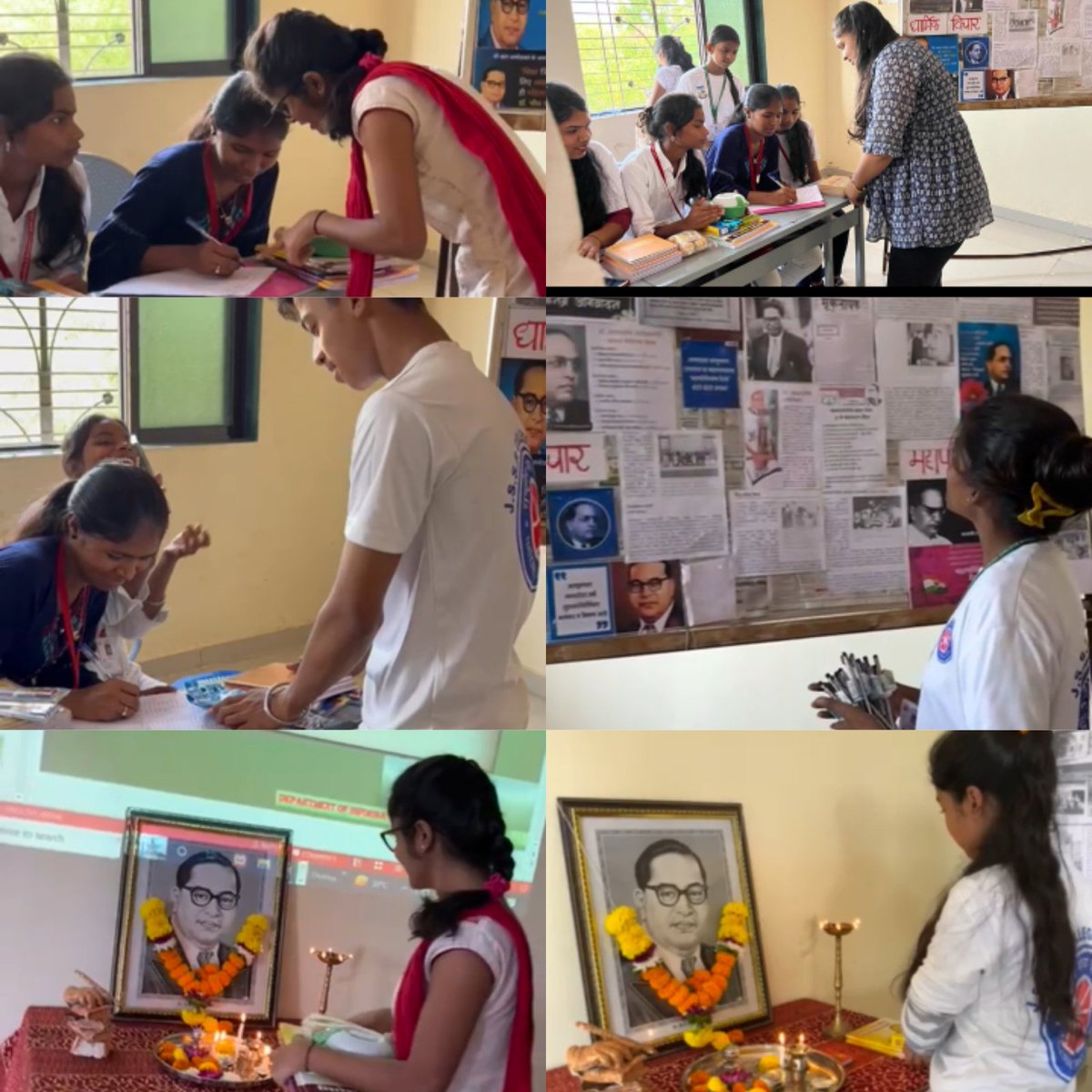 NSSJSSPKhardi's tweet photo. *जीवनदीप महाविद्यालय खर्डी राष्ट्रीय सेवा योजना विभागा मार्फत महामानव डॉ. बाबासाहेब आंबेडकर यांना शैक्षणिक साहित्य अर्पण करून अभिवादन करण्यात आले*
#महामानवासअभिवादन #6डिसेंबर #शैक्षणिकसाहित्यअर्पण
@Uni_Mumbai @_NSSIndia @_NSSAwards @saamTVnews @TV9Marathi https://t.co/2wXAcdnsid