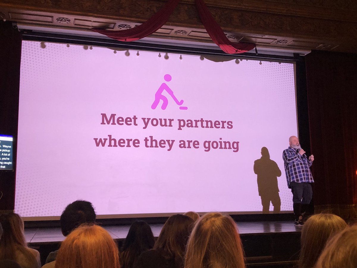 “Meet your partners where they’re going.” <a href="/andyvitale/">Andy Vitale</a> adapts the age-old Gretzky principle for how design leaders can work with partners in their organization. #designleadership 2022.