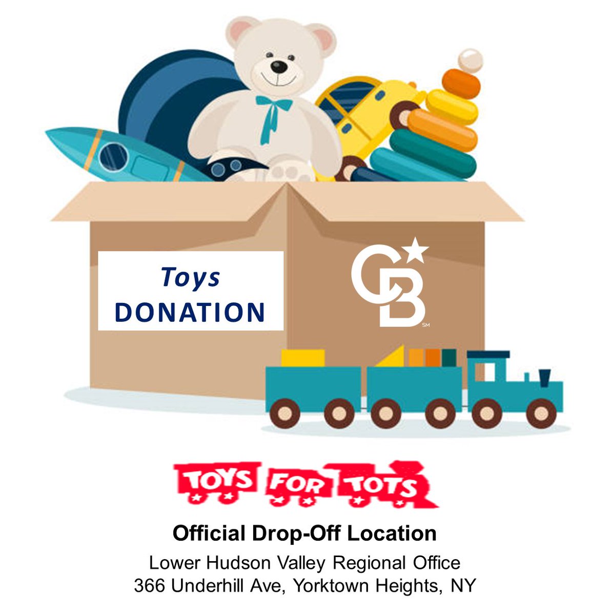 Would you like to help make someone's Christmas merry? We are again collecting ‘Toys for Tots’. Please stop by our office to drop off an unwrapped new toy!
#ctwc #cbr #coldwellbanker #lhvro #helpsanta #happykidshappylife #christmasiscoming #leaveyourmark #cbtheplacetobe #cbproud