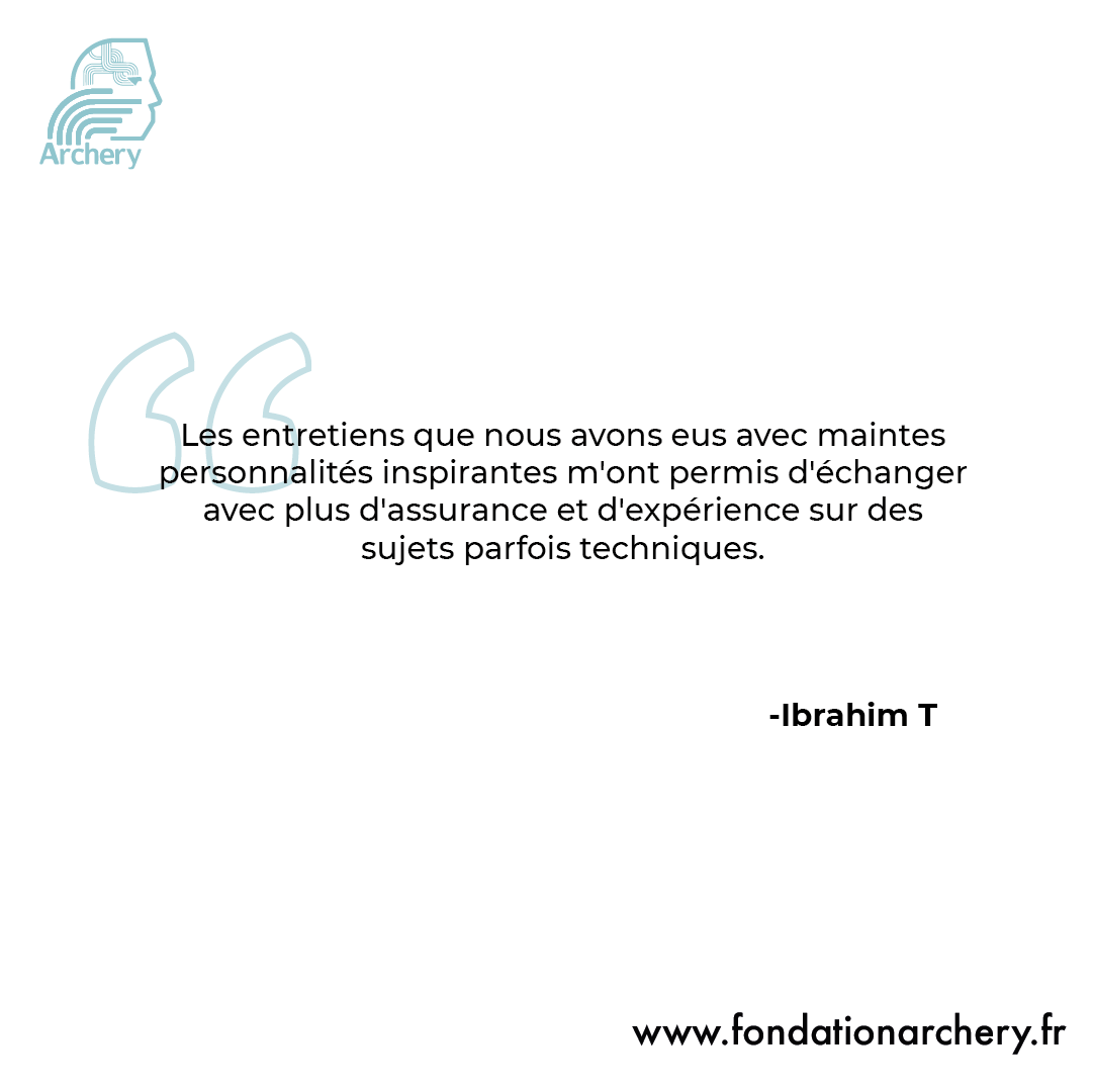 La première année d’accompagnement chez Archery était très enrichissante pour plusieurs de nos lauréats. Voici quelques témoignages qui reflètent leurs expériences au sein de notre fondation. 
#laureat #archeryfondation #temoignage #partenaire #Eloquentia