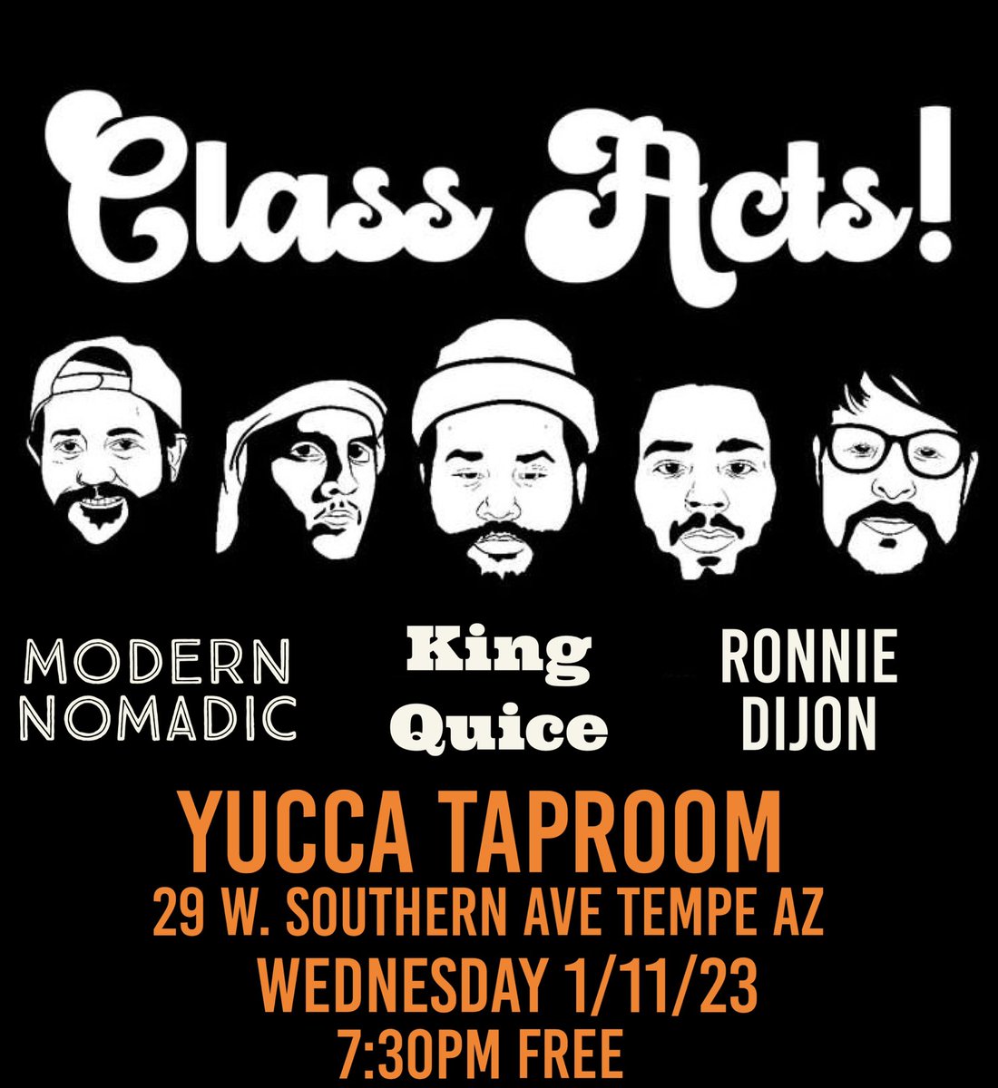 Happy Tuesday! See you in January at <a href="/Yuccataproom/">Yucca Tap Room</a> in Tempe, Az! 🤪