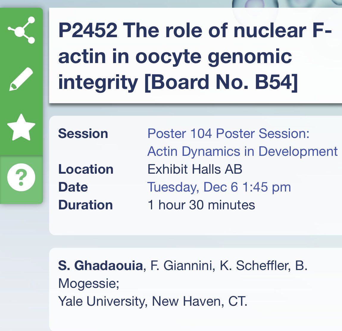 BinyamMogessie's tweet photo. Come and egg us on at @ASCBiology #CellBio2022 as @sabrinaghd @Sam__Dunkley and Federica present their posters on cytoskeletal dynamics and chromosome segregation in eggs. #meiosis https://t.co/VrHYMkUnYF