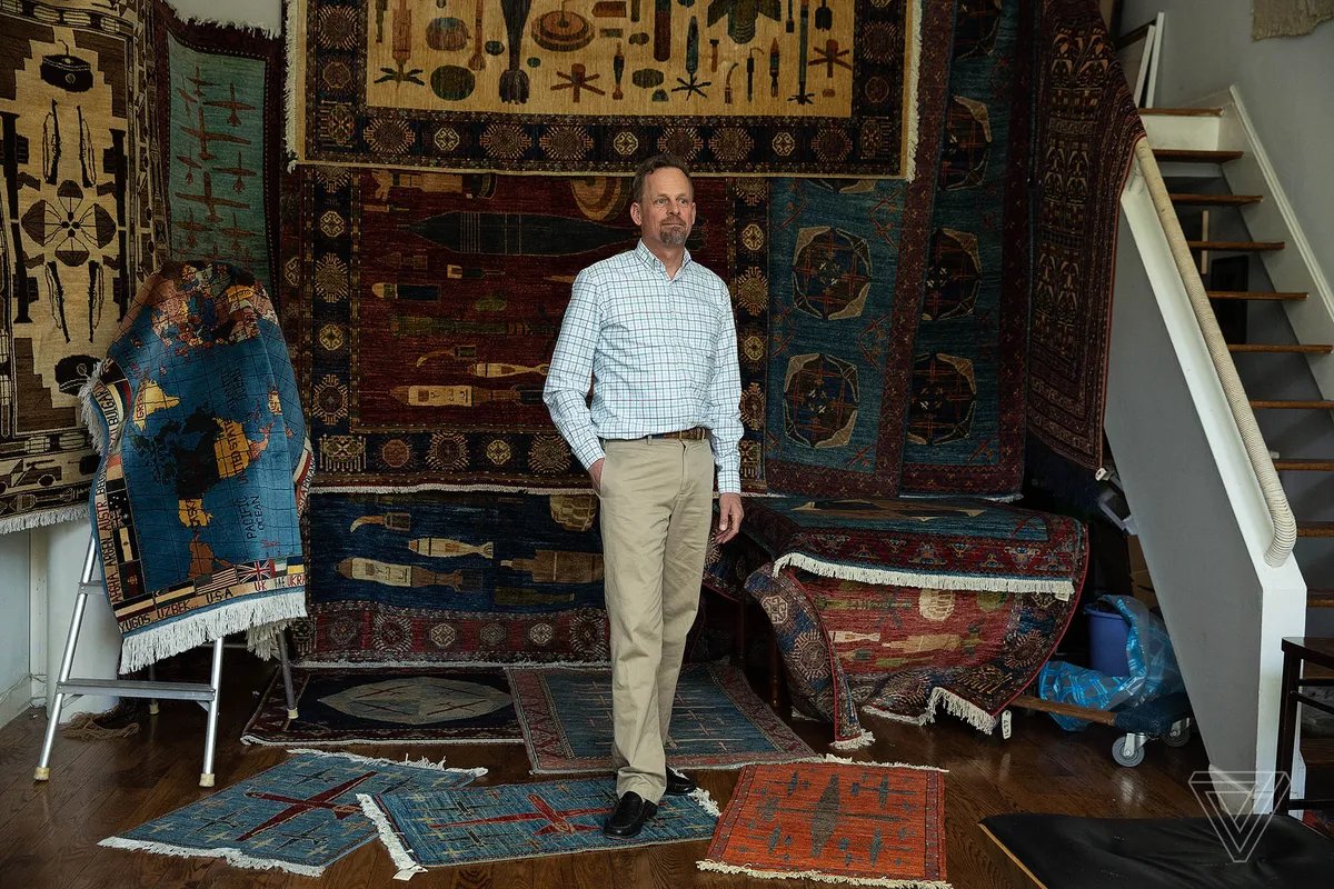 MANSOURS's tweet image. “These rugs have souls. These rugs have some stories. And they’re beautiful to be around,” ... An interesting story and history about Afghani (and other) war rugs ow.ly/q0PR50LWxEV