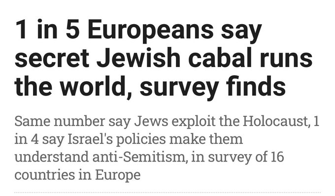 What kind of snacks do they serve at jewish cabal meetings? https://t.co/OuOk1NR7gg<a href="/tag/slay"class="tags"><span>#slay</span></a>