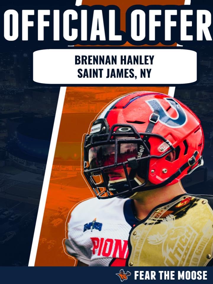Brennan Hanley (@brennan_hanley) on Twitter photo Blessed to receive an offer from <a href="/Utica_Football/">Utica Football</a> thank you to <a href="/CoachGerbino/">Joe Gerbino</a> and the rest of the staff! <a href="/specialteamsNY/">All American Special Teams Academy</a> @EastSmithtown #fearthemoose Blessed to receive an offer from <a href="/Utica_Football/">Utica Football</a> thank you to <a href="/CoachGerbino/">Joe Gerbino</a> and the rest of the staff! <a href="/specialteamsNY/">All American Special Teams Academy</a> @EastSmithtown #fearthemoose