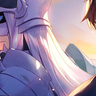 ギル様って銀髪より白髪なんだろな～って思いながら描いてるけど、ちょっと鈍い虹色みたいで神々しくかつ透け感も出せたらなーって思うけどなかなか難しい。だいぶ前の絵だけどこのあたりの色味はうまくいったな～と思いつつ 