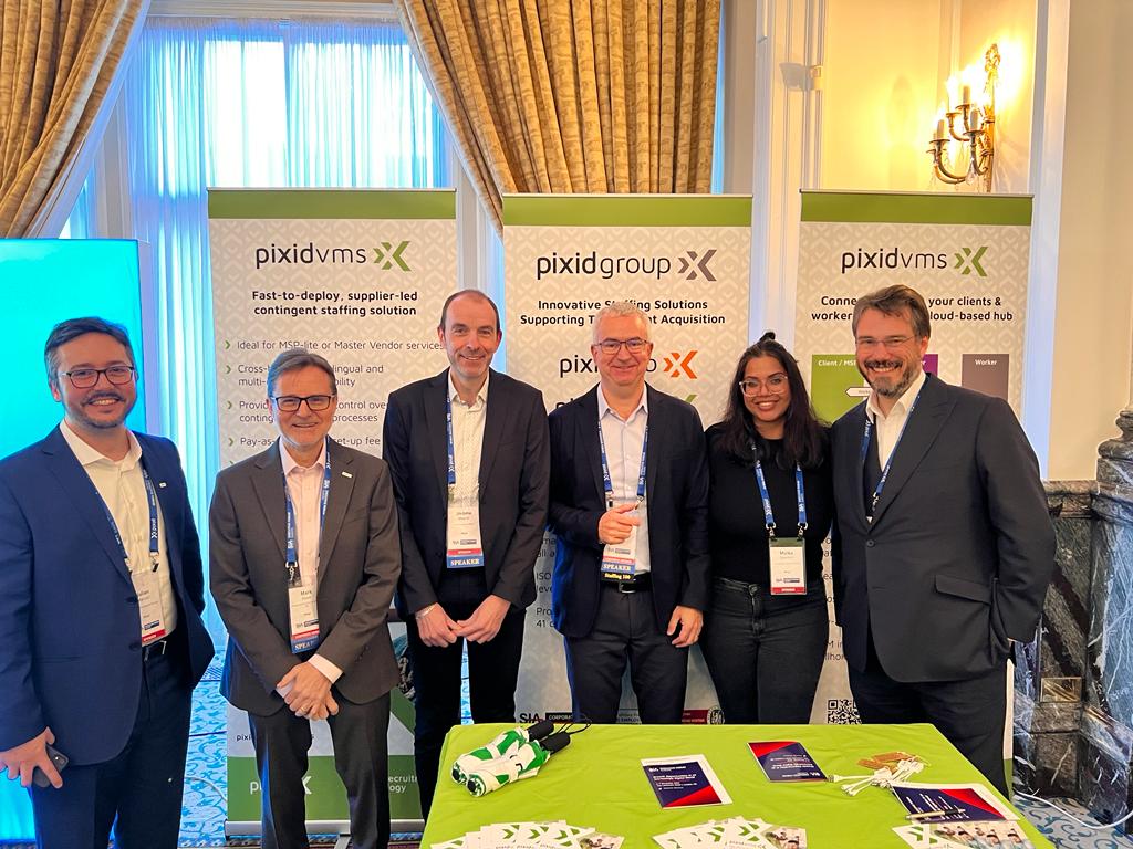 The #Pixid team at #ExecForum  today. It's been a very productive and informative conference so far. 
Looking forward to the #Staffing100Europe &amp; #GlobalPower150Women Networking Reception this evening!
<a href="/Pixid/">Pixid</a> <a href="/markkieve/">Mark Kieve</a> <a href="/ecolella1/">ecolella1</a> @JMPixid <a href="/JeromeMouret/">Jérôme MOURET</a> 
#PixidGroup <a href="/SIAnalysts/">SIA Global</a>