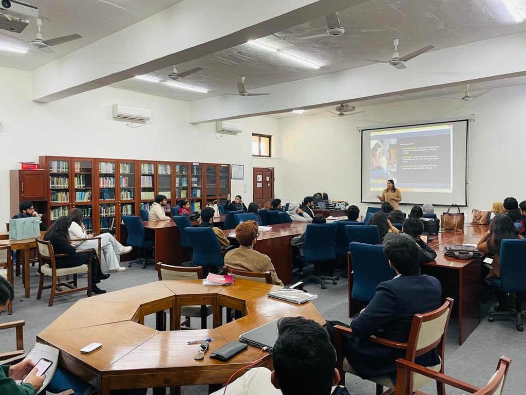 careersLSE's tweet photo. The Placements Office organised an informative session on the “Challenges faced by Graduates in the Corporate Sector” on Tuesday - 6th December, 2022. 
The session was conducted by Ms. Mahreen Azam Mahmood, an alumna of the Lahore School of Economics. 

#corporatechallenges https://t.co/FLx1VIb7d0