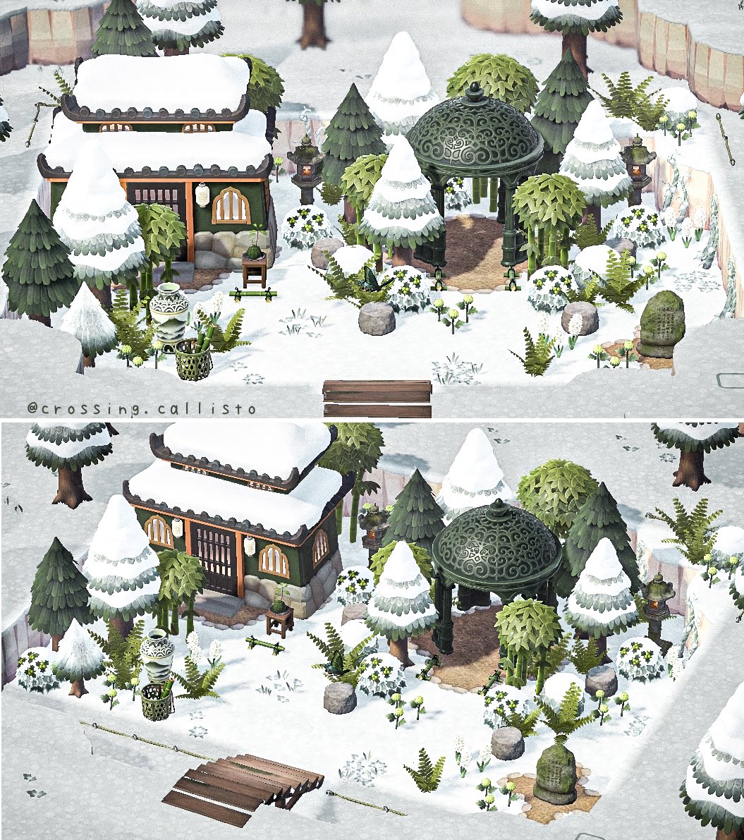 Testing out the new placeable cedar trees 🌲🤎✨ #ACNH #acnhmods