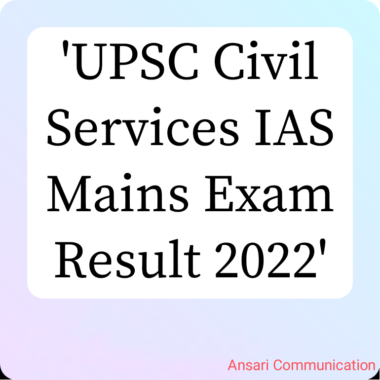 support_ansari's tweet photo. Union Public Service Commission (UPSC) IAS mains exam result declared.
#UPSC #UPSCMains #UPSSSC #IAS @UNIONPUBLICSER2 #ips #civilservices https://t.co/RdCB8NUqC1