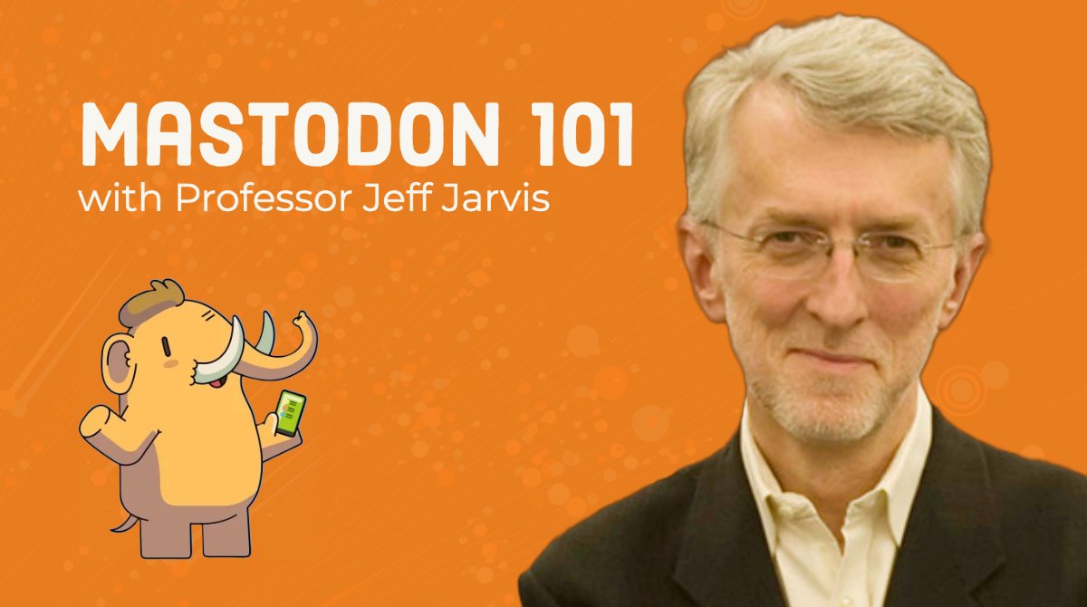 Ready to do a deep dive into Mastodon? 

Learn the ins and outs in less than 60 minutes.

Check out this talk from Newmark J-School Professor <a href="/jeffjarvis/">Jeff (Gutenberg Parenthesis) Jarvis</a>. ↓

youtube.com/watch?v=Xnbct4…