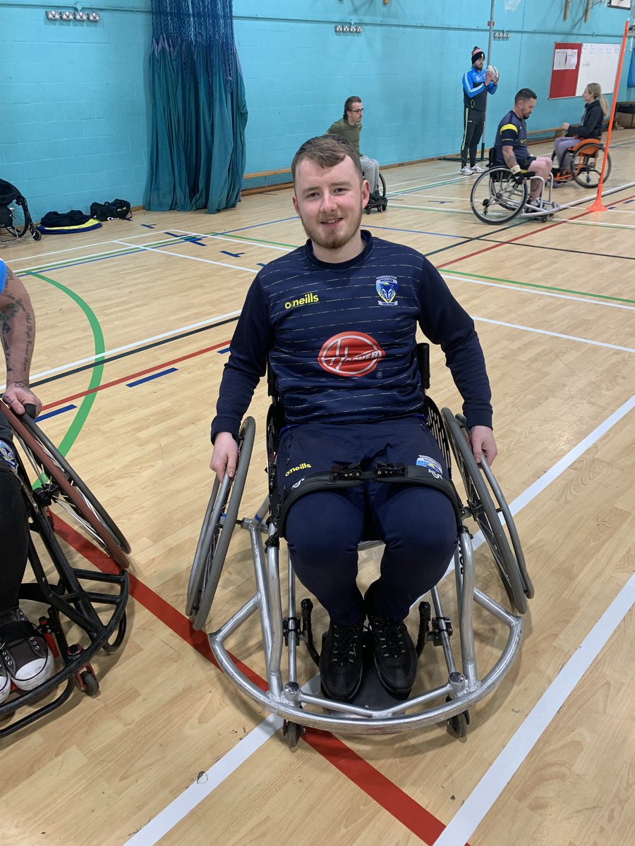 Iwilliams02's tweet photo. DAY 2 ✅- Wheelchair RL  
Amazing to finally try out the sport after it’s unbelievably good showcase at the recent @RLWC2021! Big thanks to Ireland captain @HoratioToby &amp; head coach @AB3L13.. Some good videos to Follow 👀

@WWRLFoundation 
@AndrewVossy 
@WarringtonRLFC https://t.co/eYVCm3dZrt