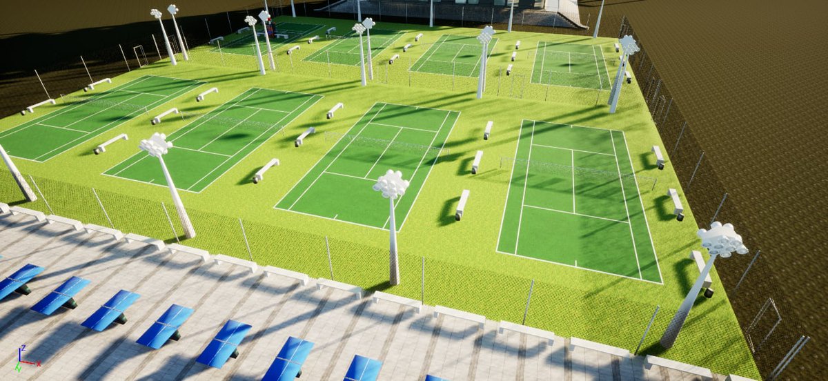 Are there tennis fans among us?😃
We haven't forgotten about you!👇

What other sports facilities are needed in metaverse❓

#gamedev #NFT #Metaverse