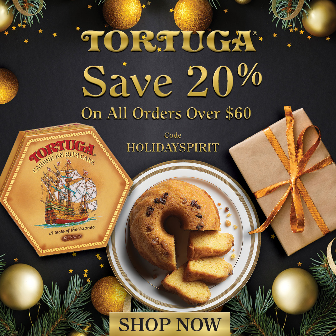 16 oz Tortuga Golden Original Caribbean Rum Cake – The Head Nut